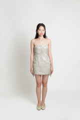 Custom Embellished Tassle Mini Dress