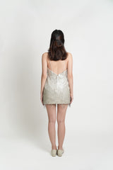 Custom Embellished Tassle Mini Dress