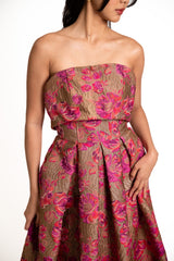 Azucar Brocade Ball Gown