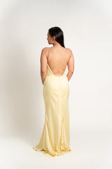 One Shoulder Drape Long Gown