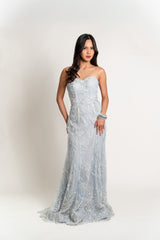 Strapless Sweetheart Neckline Mermaid Gown