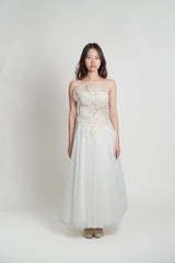 Custom Floral Beaded Gown