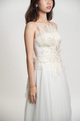 Custom Floral Beaded Gown
