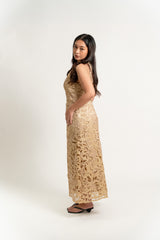 Floral Cutwork Midi Dress