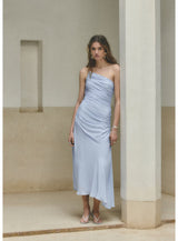 Asymmetrical Pleated Dress