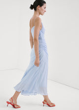 Asymmetrical Pleated Dress