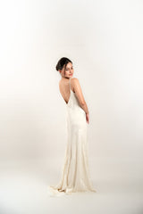 Vintage Minimalist Wedding Dress