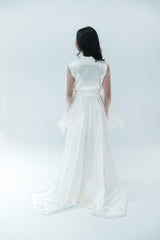Pearl and Feather Evita Robe