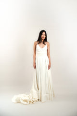 Low Back V-Neck Gown