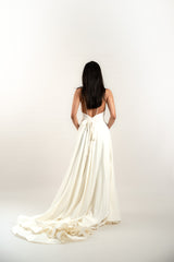Low Back V-Neck Gown