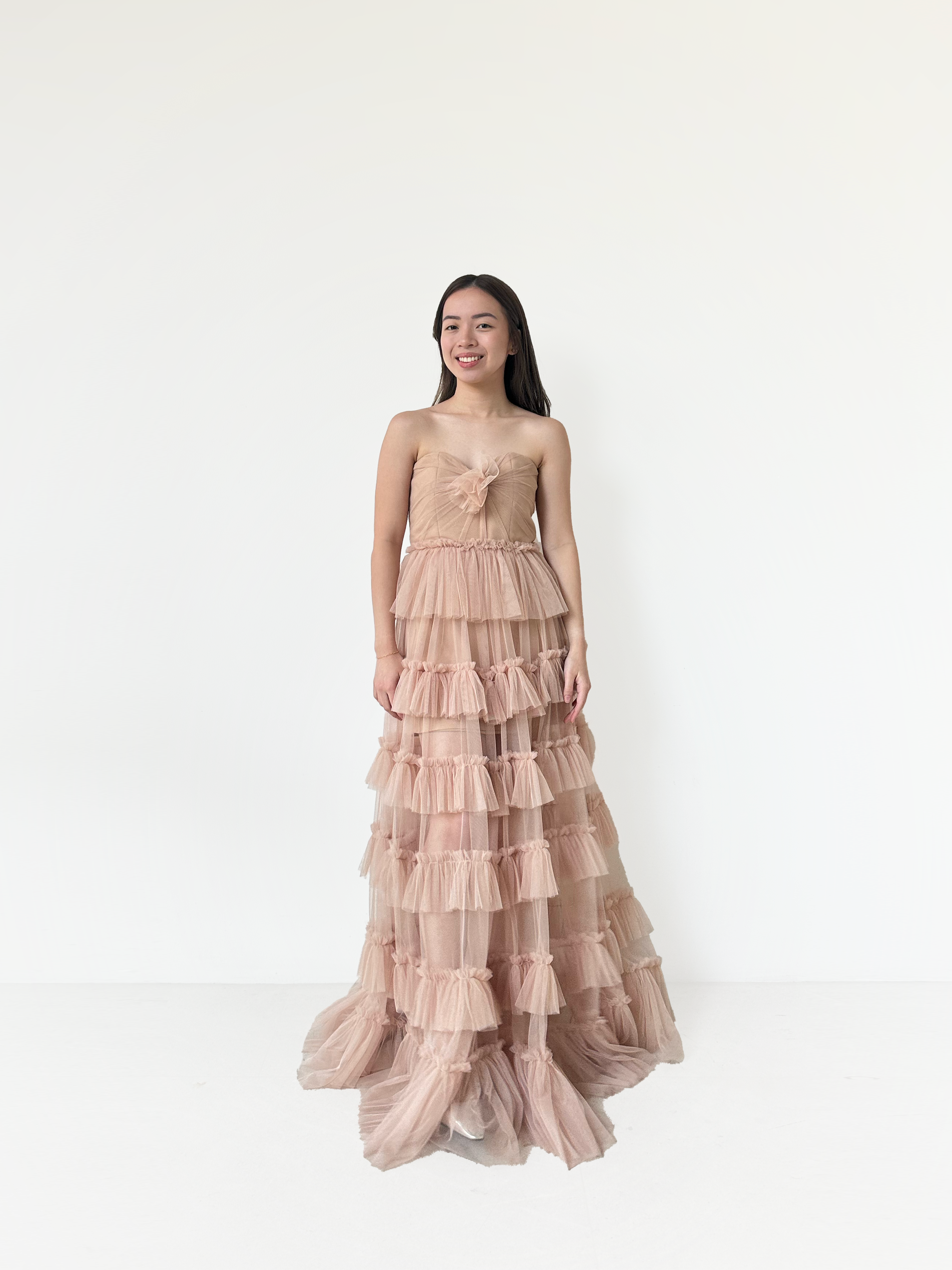 Martin Ruffle Custom Ruffle Maxi Dress – RNT Wardrobe