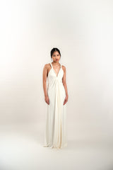 Braided Strap Jersey Maxi Dress