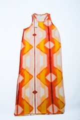 Relaxed Abstract Maxi Dress