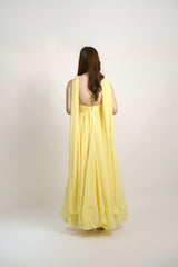 Custom Double Cutout Gown