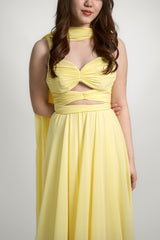 Custom Double Cutout Gown