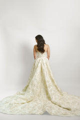 Strapless Victorian Wedding Gown