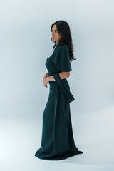 Gown with Shawl