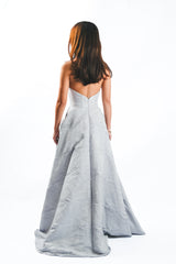 Brocade Bustier Gown