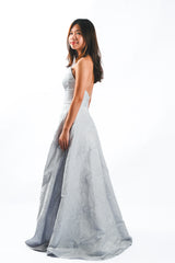 Brocade Bustier Gown