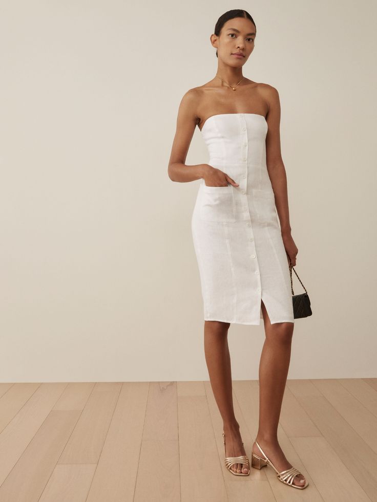 Prescott Linen Midi Dress