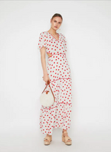 Spot Tiered Maxi Dress