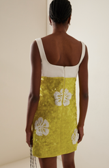 Sequined Satin Mini Dress Moda Operandi Exclusive