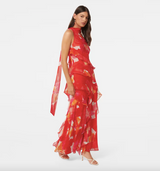 Daisy Asym Scarf Midi Dress