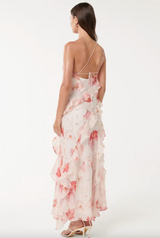 Belle One Shoulder Ruffle Gown