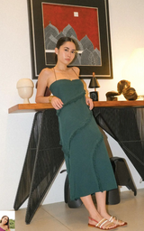Ines Midi Slip dress