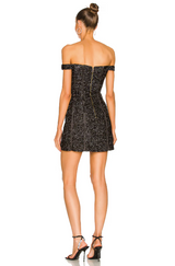 Beaded Boned Corset Mini Dress