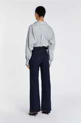 Alexa Indigo High Rise Straight Jean