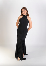 Halter Neck Construct Gown
