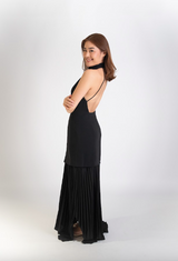 Halter Neck Construct Gown