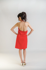 Haltered Mini Dress