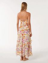Belle One Shoulder Ruffle Gown