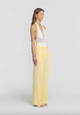 Straight Trousers Yellow