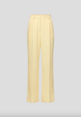 Straight Trousers Yellow