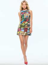 Clyde Mini Dress in Italian Landscape