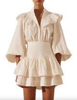 Magnolia Frill Mini Dress