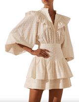 Magnolia Frill Mini Dress