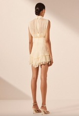 Victoria Sleeveless Ruched Mini Dress