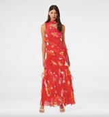 Daisy Asym Scarf Midi Dress