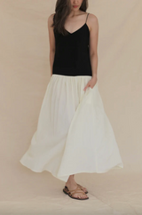 Drop-Waist Maxi Dress