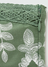 Strapless Embroidered Dress