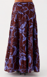 Mariella Linen Top and Maxi Skirt Set