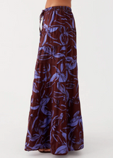 Mariella Linen Top and Maxi Skirt Set