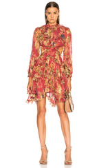 Melody Lace Up Short Dress