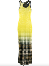 Mesh Tank Midi Dress