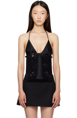 Embellished Corset Halter Top