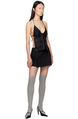 Embellished Corset Halter Top